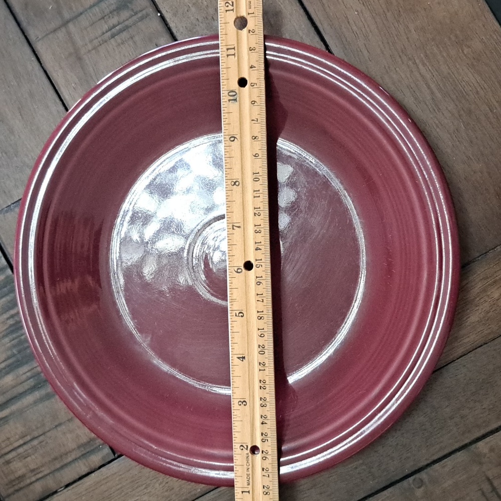 Set Of 4 Cinabar Fiestaware Dishes - Picture 4 of 10